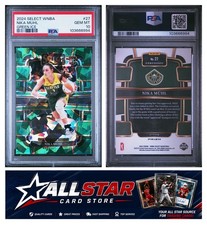 2024 PANINI SELECT WNBA #27 NIKA MUHL GREEN ICE PSA GEM MT 10