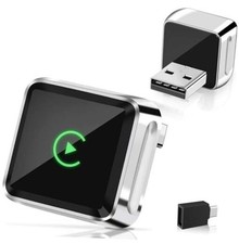 2-in-1 Wireless CarPlay Adapter and Android Auto, Mini Aluminium CarPlay