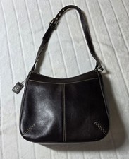 Vtg Etienne Aigner Black Leather Hobo Shoulder Bag Y2K Equestrian READ