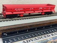 PACÍFICO CANADIENSE - COCHE DE VOLTEO DIFCO - ROJO - GÓNDOLA LASTRE CORTACÉSPED ESCALA HO NUEVO