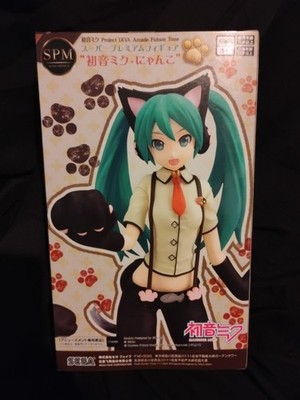 Sega Project Diva Arcade SPM Hatsune Miku Nyanko Ver. Figure -US Seller-