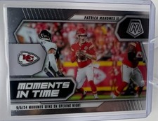 2025 Panini Mosaic - Moments in Time Patrick Mahomes II #7 Silver KC Chiefs