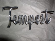 Vintage Pontiac Tempest Script Fender Emblem Oem 1966 Used In Great Condition Vintage Pontiac Tempest Script Fender Emblem Oem 1966 Used In Great Condition