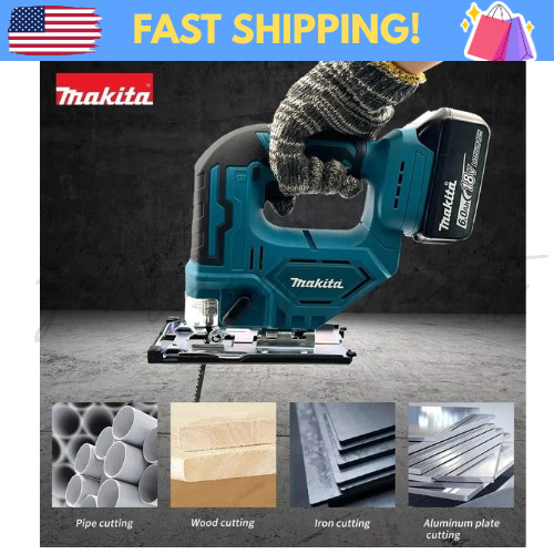 Makita DJV182Z Brushless 18V 340W Jigsaw Jig with Saw Blade Cordless-no battery