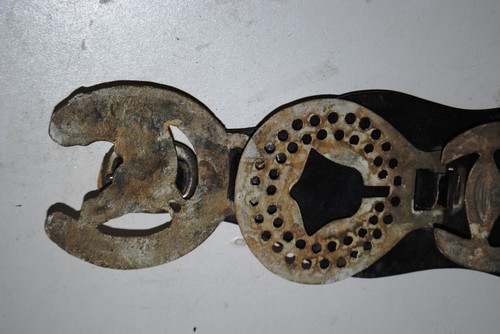 Medaglioni vintage e antichi in ottone da imbracature per cavalli da collezione - Foto 9 di 11