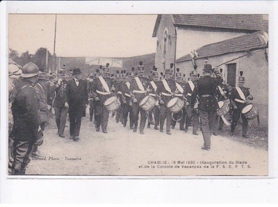 CHABLIS: Einweihung von Stadion und Ferienkolonie der F.S.C.P.T.S.
