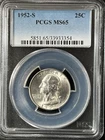 1952-S  25C Washington Quarter Dollar PCGS MS65  33933354