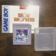 Snow Brothers (Nintendo Gameboy, 1992) Authentic Cart & manual. Tested! A4
