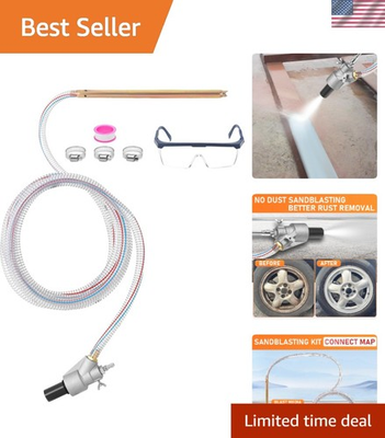 #ad Pressure Washer Sandblasting Kit 5000 PSI Dustless Wet Blaster for Gas Pressu... $287.97