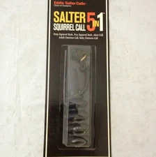 Eddie Salter 5in1 Squirrel Call Model ES801 NIP Hunting Brand New