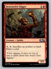 Destructive Digger Magic The Gathering Core Set 2020 M20 MTG Card FREE SHIPPING