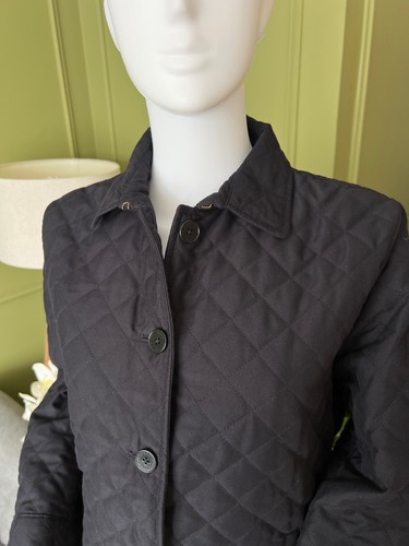 Ralph Lauren giacca donna media M nero cappotto trapuntato outdoor - Foto 4 di 12