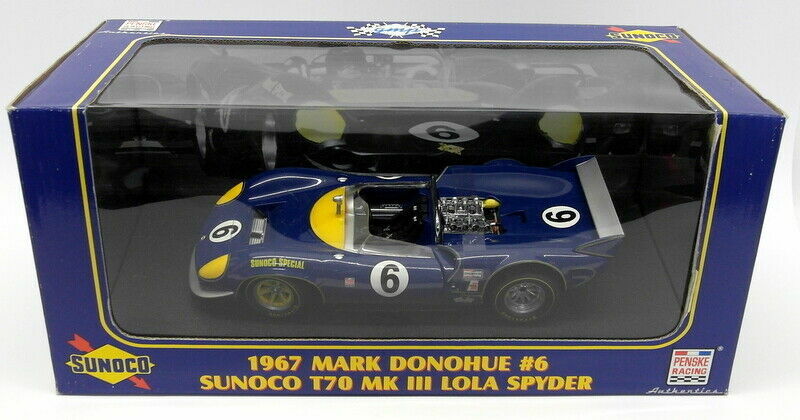 GMP 1:18 SCALE 1967 LOLA T-70 SPYDER MARK DONOHUE #6 SUNOCO