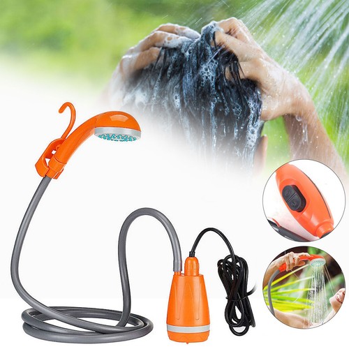 62W 12V  Portable Outdoor Shower Head Water Pump Camping Hiking - Picture 7 of 24