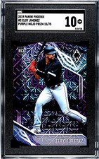 2019 Chronicles Phoenix #2 Eloy Jimenez PURPLE MOJO PRIZM /75 SGC 10 GEM MINT RC
