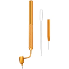 Paint Pen Fine Line Fluid Fill Paint Scratch Repair Tool with Needle Dropper