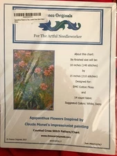 Orenco Originals Agapanthus Flowers Counted Cross Stitch Pattern  B0083DOLLY