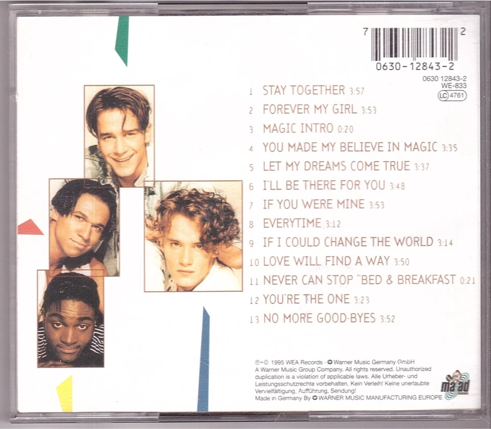 Bed & Breakfast - Stay Together (CD 1995) - Bild 2 von 3