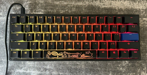 Ducky One 2 Mini RGB LED USB Mechanical Keyboard Tested Works Free Ship BIN