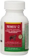Nemex-2 Canine Pyrantel Pamoate Oral suspension Liquid Dog Wormer 60ml