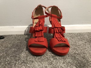 h&m red heels