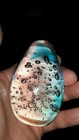 National Multiple Sclerosis Society Blown Glass Egg Paperweight Bubbles  — photo 4