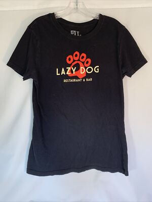 Lazy Dog Restaurant Bar Black Tee Shirt