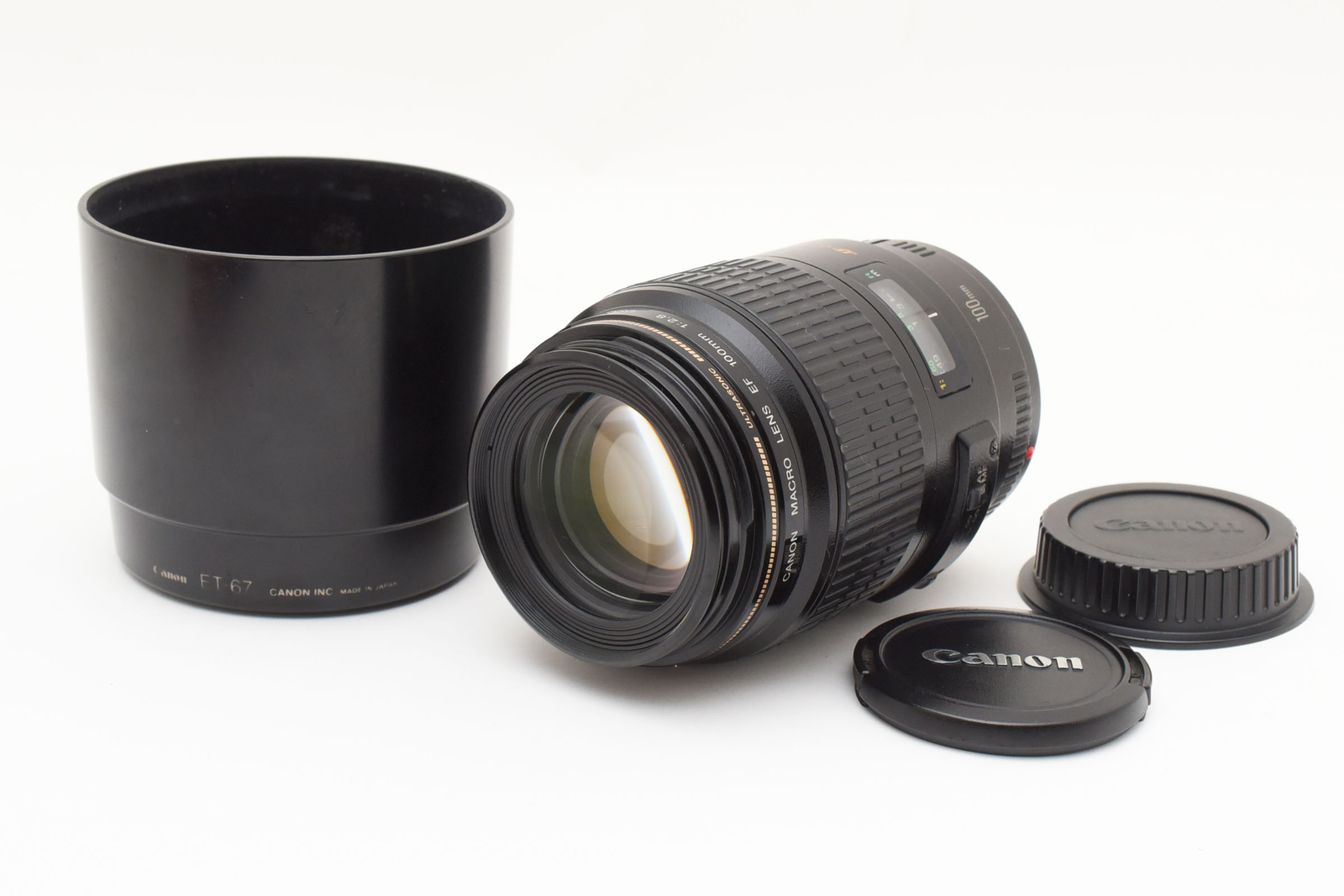 [Exc+5] Canon EF 100mm f2.8 Macro USM ULTRASONIC AF Prime Lens From JAPAN