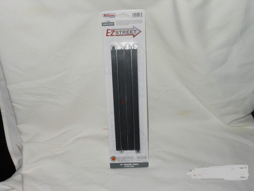 WILLIAMS/BACHMANN #00267 EZ STREET 10" PISTA RECTA PAQUETE DE 4 (SUPERSTREETS) | Zustand: New