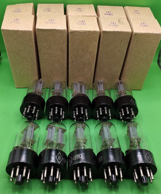 6N8S   10pcs NEW NOS NEVZ SAME DATE 1986'S  ORIGINAL BOX TUBE TRIODE  ~/6SN7/
