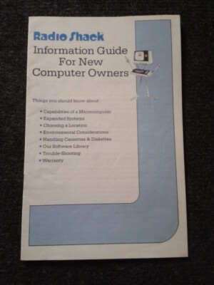 TRS-80 Information Guide für neue Computerbesitzer