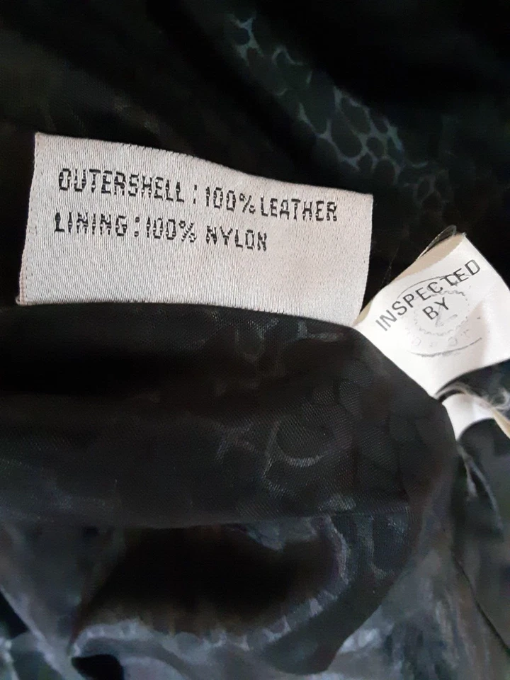 Laura Jefferies Genuine Leather Woman's Jacket Size MEDIUM, Vintage - Image 2 of 4