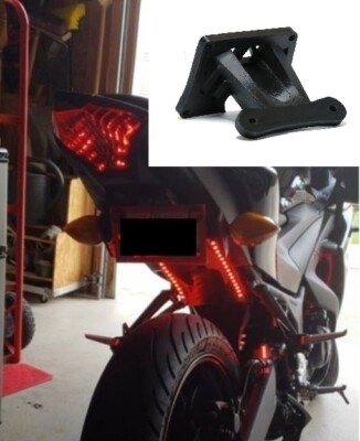 Heckklappenhalter für YAMA Motorrad Kennzeichenhalter...