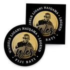 Fiji Rugby League WNAIQAMA - Drinks Coaster - Circle or Square