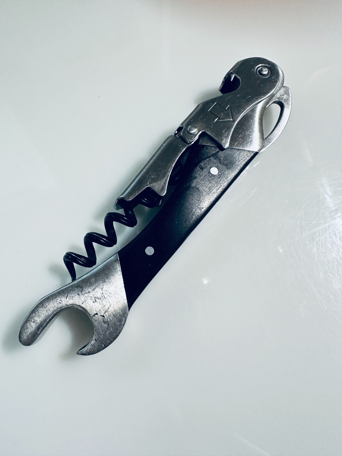 Swissmar GENIX CONSTRUCTIONS Ebony Wood Waiters Corkscrew Wine Key Opener