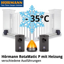 ✓ Hörmann RotaMatic P Drehtorantrieb mit Heizung 1 oder 2 Flügel Sicherheits-Kit