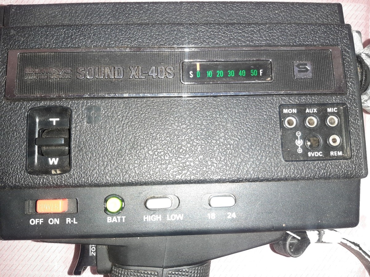 Sankyo Video Movie Camera, Model Sound XL-40S, Super 8 Sankyo Video Movie Camera, Model Sound XL-40S, Super 8