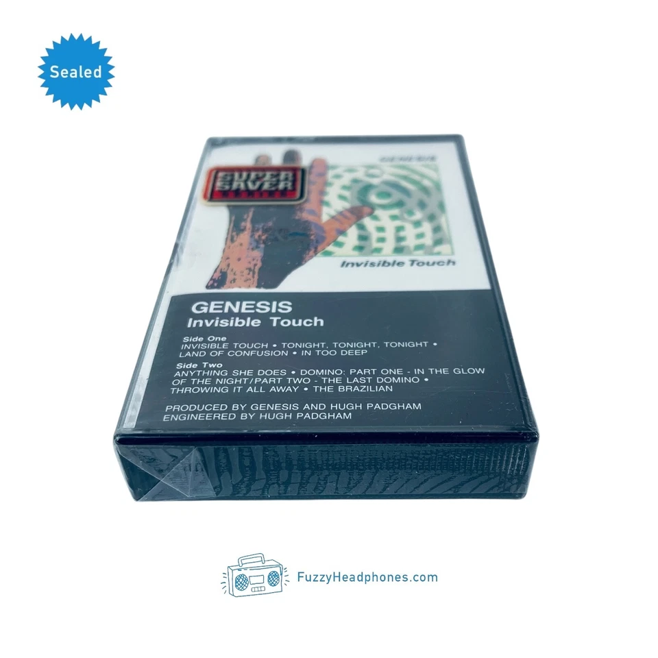 Genesis - Invisible Touch Cassette Tape (1986) US 1st, 80s Pop Rock SEALED - Image 4 of 4