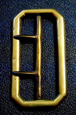 vintage military 2 1/2" brass belt buckle