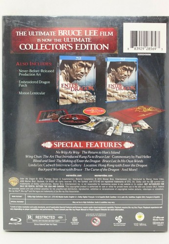 ENTER THE DRAGON 40th Anniversary Edition (1973) (Blu-Ray) BRUCE LEE: BRAND NEW! - Picture 2 of 2