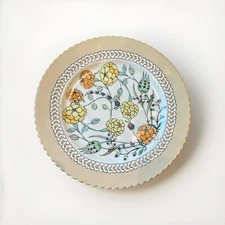 Anthropologie Turkuaz Posy Dessert Plate - Beige Plate only