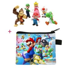 Super Mario Action Figuren 6 Stück Mario Lui...