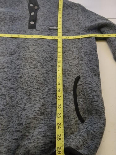 Simply Southern Fleece Mock Neck 1/4 Snap Pull Over Size M - Picture 4 of 5