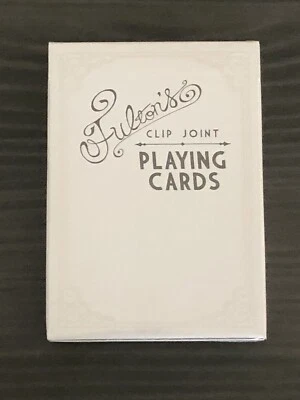 Fulton Clip Joint Deck Fog Edition Playing Cards Art Of Play Samuel Brad Fulton - Photo 1/4