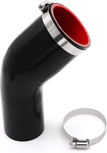 45 Degree Elbow 2 to 2.5 Inch Coupler Hose,Id 2 to 2-1/2 Inch (51-64MM) Length 4 - Picture 3 of 12