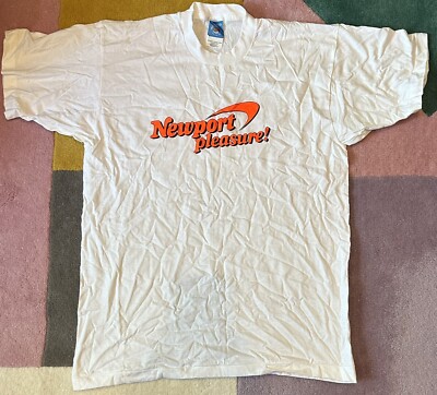 Kicchicken 90’NEW PORT PREASURE NWOT Vintage 90's Newport Pleasure Cigarettes Shirt Single Stitch