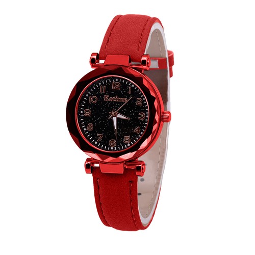Quartz Watch Ladies Watch Digital Starry Sky Luminous Belt Watch Women's Watch - Picture 17 of 54