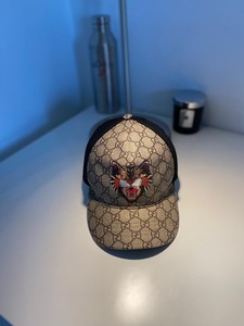 angry cat gucci cap