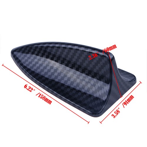 FOR BMW E90 E91 E92 3 SEIRES M3 E82 1M CARBON FIBER SHARK FIN ANTENNA COVER CAP - Picture 7 of 9