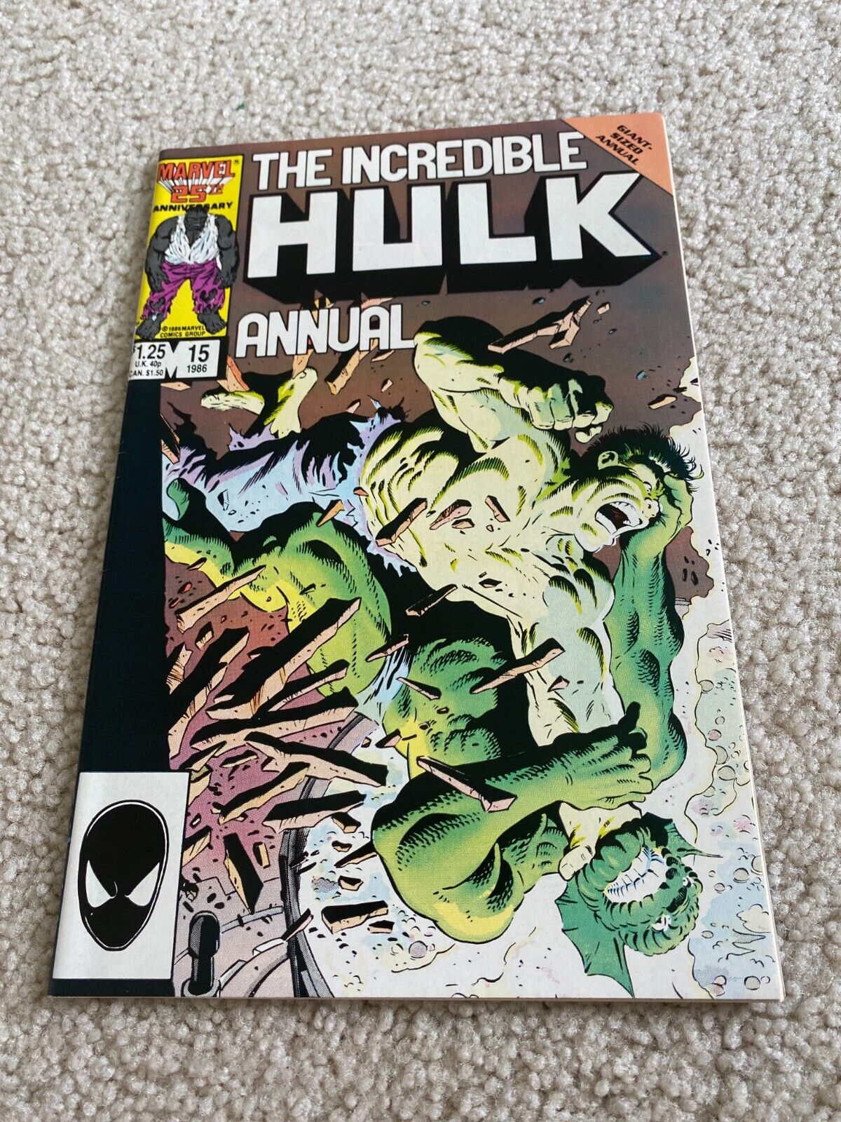 Incredible Hulk Annua  15  VF+   8.5  High Grade  Abomination  Sal Buscema Art